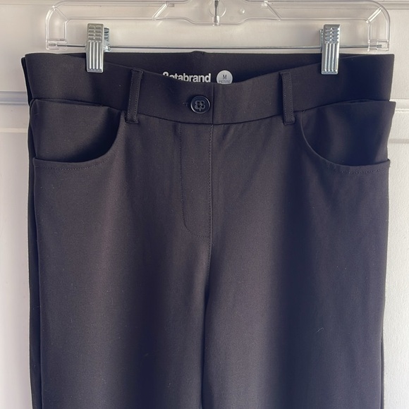 Betabrand Women's Black Pants size Medium Petite comfy stretch professional - Picture 7 of 9